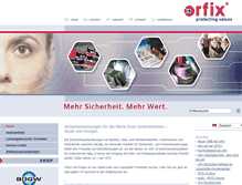 Tablet Screenshot of orfix.com